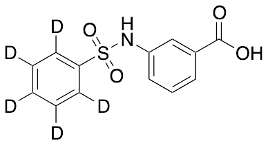 3-Benzenesulfonylaminobenzoic Acid-d5