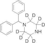 1-Benzhydrylpiperazine-d8