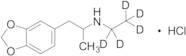 1-(1,3-Benzodioxol-5-yl)-N-(1,1,2,2,2-pentadeuterioethyl)propan-2-amine Hydrochloride