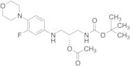 N-Boc N-Desacetyl-N,O-descarbonyl O-Acetyl Linezolid