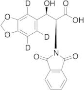 1,3-Benzodioxole-N-phthalimido DL-threo-Droxidopa-d3