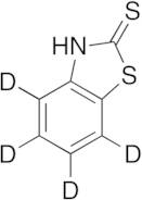 2-Benzothiazolethiol-d4