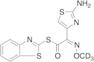 S-2-Benzothiazolyl-2-amino-a-(methoxyimino)-4-thiazolethiolacetate-d3