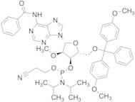 (2R,3R,4R,5R)-5-(6-Benzamido-9H-purin-9-yl)-2-((bis(4-methoxyphenyl)(phenyl)methoxy)methyl)-4-methoxytetrahydrofuran-3-yl (2-Cyanoethyl) Diisopropylphosphoramidite