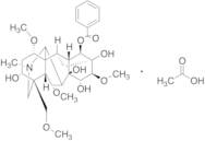 Benzoylmesaconine Acetate Salt