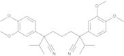 2,6-Bis(3,4-dimethoxyphenyl)-2,6-bis(1-methylethyl)-heptanedinitrile