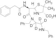 (2R,4S)-2-((R)-2-(Benzyl(2-(benzylamino)ethyl)amino)-2-oxo-1-(2-phenylacetamido)ethyl)-5,5-dimethy…