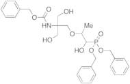 Benzyl-(1-((1-(bis(benzyloxy)phosphoryl)-1-hydroxypropan-2-yl)oxy)-3-hydroxy-2-(hydroxymethyl)pr...