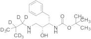 tert-Butyl ((2S,3R)-3-hydroxy-4-((2-(methyl-d3)propyl-1,1,2,3,3,3-d6)amino)-1-phenylbutan-2-yl)car…