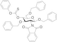 Benzyl 2-Deoxy-2-phthalimido-3,6-di-O-benzyl-4-O-[phenoxy(thiocarbonyl)]-b-D-glucopyranoside