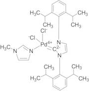 (SP-4-1)-[1,3-Bis[2,6-bis(1-methylethyl)phenyl]-1,3-dihydro-2H-imidazol-2-ylidene]dichloro(1-met...