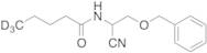 3-Benzyloxy-a-(N-butyryl-d3)-aminopropionitrile