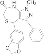 4-(Benzo[d][1,3]dioxol-5-yl)-1-methyl-3-phenyl-6,8-dihydro-1H-pyrazolo[3,4-e][1,4]thiazepin-7(4H)-…