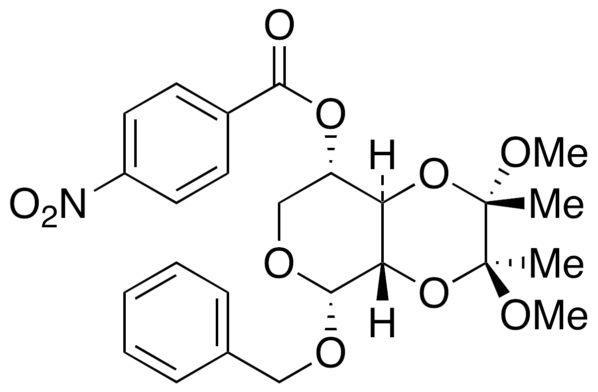 Benzyl 2,3-O-[(1S,2S)-1,2-Dimethoxy-1,2-dimethyl-1,2-ethanediyl]-4-nitrobenzoyl-α-L-xylopyranoside