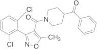 4-​Benzoyl-​1-​[[3-​(2,​6-​dichlorophenyl)​-​5-​methyl-​4-​isoxazolyl]​carbonyl]​piperidine