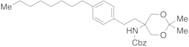 Benzyl (2,2-Dimethyl-5-(4-octylphenethyl)-1,3-dioxan-5-yl)carbamate