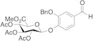 2-Benzyloxy-4-benzaldehyde b-D-Glucopyranosiduronic Acid Methyl Ester 2,3,4-Triacetate