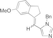 (E)-1-Benzyl-5-((6-methoxy-2,3-dihydro-1H-inden-1-ylidene)methyl)-1H-imidazole