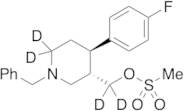 trans 1-Benzyl-4-(4-fluorophenyl)-3-methylsulfonatepiperidine-d4