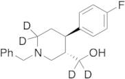 trans 1-Benzyl-4-(4-fluorophenyl)-3-piperidinemethanol-d4