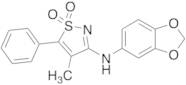 N-1,3-Benzodioxol-5-yl-4-methyl-5-phenyl-3-isothiazolamine 1,1-Dioxide
