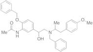 N-(5-(2-(Benzyl(1-(4-methoxyphenyl)propan-2-yl)amino)-1-hydroxyethyl)-2-(benzyloxy)phenyl)acetamide