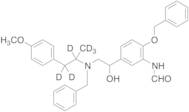 rac-N-Benzyl-N-[2-hydroxyl-2-(4-benzyloxy-3-formamidophenyl)-ethyl]-3-(4-methoxyphenyl)-2-propylamine-d6
