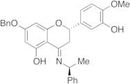 (S,E)-7-(Benzyloxy)-2-(3-hydroxy-4-methoxyphenyl)-4-(((S)-1-phenylethyl)imino)chroman-5-ol