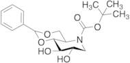 4,6-O-Benzylidene-N-(tert-butoxycarbonyl)-1,5-imino-D-glucitol