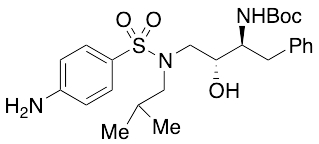 [(1S,2R)-1-Benzyl-2-hydroxy-3-[isobutyl-[(4-aminophenyl)sulfonyl]amino]propyl]carbamic Acid tert...