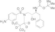 [(1S,2R)-1-Benzyl-2-hydroxy-3-[isobutyl-[(4-aminophenyl)sulfonyl]amino]propyl]carbamic Acid tert-Butyl Ester-d9