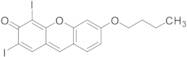 6-Butoxy-2,4-diiodo-3H-xanthen-3-one