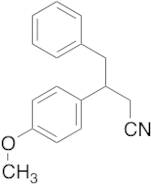 3-Benzyl-3-(p-methoxyphenyl)propanenitrile