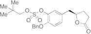 (R)-2-(Benzyloxy)-5-((5-oxotetrahydrofuran-2-yl)methyl)phenyl Neopentyl Sulfate