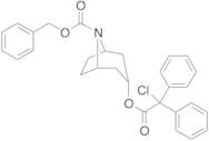 N-Benzyloxycarbonyl-O-(2-chloro-2,2-diphenyl)acetyl Nortropine