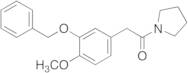 2-[3-(Benzyloxy)phenyl-4-methoxy-]-1-(1-pyrrolidinyl)ethanone