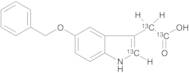 5-Benzyloxyindole-3-acetic Acid-13C3