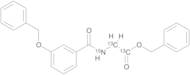 3-(Benzyloxy)-hippuric Acid Benzyl Ester-13C2,15N
