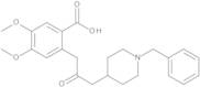 2-(3-(1-Benzylpiperidin-4-yl)-2-oxopropyl)-4,5-dimethoxybenzoic Acid (Donepezil Impurity)