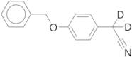 4-Benzyloxyphenylacetonitrile-d2