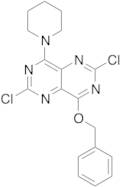 4-(Benzyloxy)-2,6-dichloro-8-(piperidin-1-yl)pyrimido[5,4-d]pyrimidine