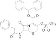 (7R)-Benzhydryl 3-((methylsulfonyl)oxy)-8-oxo-7-(2-phenylacetamido)-5-thia-1-azabicyclo[4.2.0]oc...