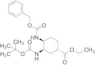 (1S,3R,4S)-4-[[(Benzyloxy)carbonyl]amino]-3-[(tert-butoxycarbonyl)amino]cyclohexanecarboxylic Acid Ethyl Ester