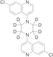1,4-Bis(7-chloroquinolin-4-yl)piperazine-d8