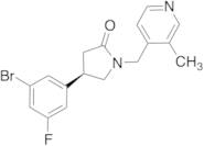 (R)-4-(3-Bromo-5-fluorophenyl)-1-((3-methylpyridin-4-yl)methyl)pyrrolidin-2-one