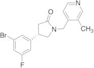 (S)-4-(3-Bromo-5-fluorophenyl)-1-((3-methylpyridin-4-yl)methyl)pyrrolidin-2-one