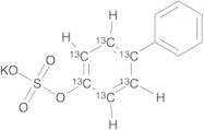 4-Biphenylyl-13C6 Sulfate Potassium Salt