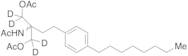 N-[1,1-Bis[(acetyloxy)methyl]-3-(4-octylphenyl)propyl]acetamide-d4
