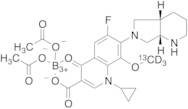 (T-4)-Bis(acetato-κO)[1-cyclopropyl-6-fluoro-1,4-dihydro-8-methoxy-7-[(4aS,7aS)-octahydro-6H-pyrrolo[3,4-b]pyridin-6-yl]-4-(oxo-κO)-3-quinolinecarboxylato-κO3]boron-13C,D3