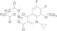 (T-4)-Bis(acetato-κO)[1-cyclopropyl-6,7-difluoro-1,4-dihydro-8-methoxy-7-4-(oxo-κO)-3-quinolinecar…